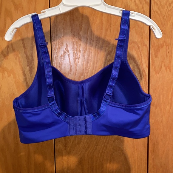 Lightly used work out bra. Sturdy with padded cups. Converts to racer- back. - Picture 2 of 4